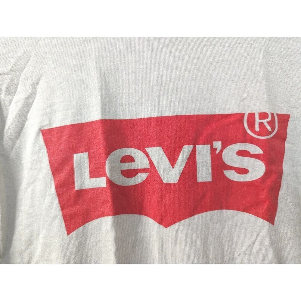 Levi's T-Shirt Small Short‎ Sleeve Batwing Logo Cotton Crewneck Tshirt Tee Shirt - Picture 2 of 4